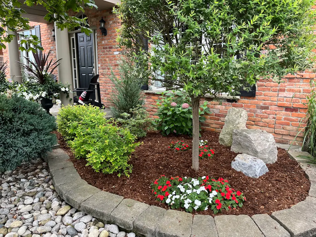 Mulch installation 3